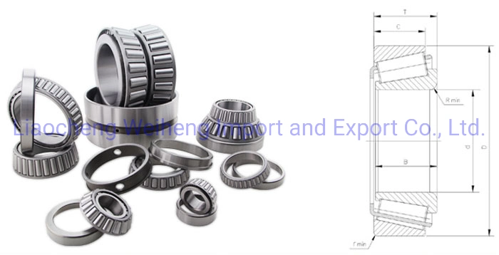 Taper Roller Bearings 30203 30204 30205 30206 30207 Single Row Tapered Roller Bearings for Motorcycle Parts